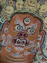 タンカ刺繍　馬頭金剛　金糸刺繍／曼荼羅　タンカ　仏教　チベット密教　チベット　仏教美術　チベット仏教　仏画_画像6