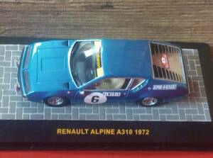 ixo models 1/43 Renault Alpine A310 1972 アルピーヌA310 初期６ライト　デカールチューン