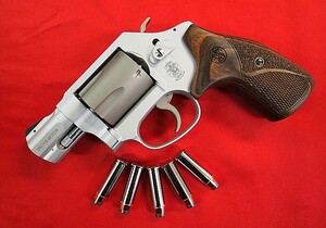 タナカ モデルガン S&W M360SC 2in 357MAGNUM ダミーカート付属 アルタモントグリップ付き/セラコート エアライト スカンジウム ABS限定