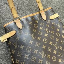 ★1円スタート★LOUIS VUITTON ルイヴィトン モノグラム バティニョール M51153 ショルダーバッグ シリアルMI0066トートバック ブラウン _画像6