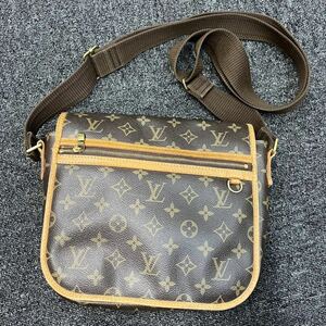 ★1円スタート★LOUIS VUITTON ルイヴィトン モノグラム M40106メッセンジャーボスフォールPMショルダーバッグ シリアルMI1026 ブラウン