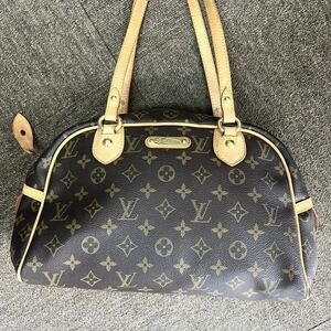 ★1円スタート★LOUIS VUITTON ルイヴィトン モノグラム モントルグイユPM M95565ショルダーバッグ ハンドバッグ シリアルSP0039ブラウン 