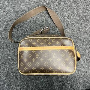 ★1円スタート★LOUIS VUITTON ルイヴィトン モノグラム リポーターPM M45254ショルダーバッグ シリアルSP1004ブラウン 茶色