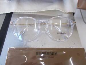 バーバリー BURBERRY LONDON ENGLAND お洒落な ボストン 丸眼鏡フレーム B2365F-3024 お洒落 