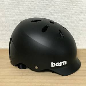 未使用◆傷あり◆bern WATTS JAPAN FIT ヘルメット Mサイズ 55.5-57cm バーン ワッツ M スノーボード スキー