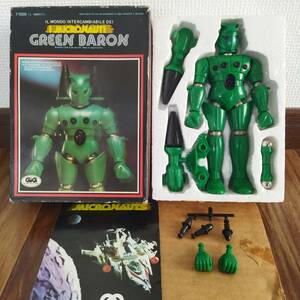 GREEN　BARON　１９７８　当時　イタリア版　鋼鉄ジーグ　タカラ　合金　マグネモ　MEGO　MICRONAUTS　ミクロマン　MICRONAUTI　GIG