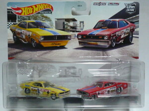 ホットウィール　カーカルチャー　２pack　「’72 PLYMOUTH CUDA DC & PLYMOUTH DUSTER FUNNY CAR」 スネイク＆マングース