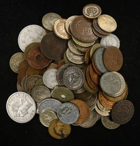 外国コイン ~1945年 その他 100枚 まとめて おまとめ 大量 海外コイン 古銭 コイン 硬貨