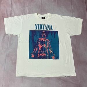 Nirvana ニルヴァーナ SLIVER アルバム white Tシャツ XLサイズ