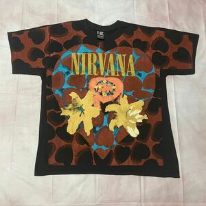 90s Nirvana Heart Shaped Box ニルヴァーナ Tシャツ Lサイズ