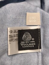 UNIQLO ユニクロ トップス カットソー ニット ベスト ノースリーブ レディース Lサイズ ライトブルー ハイネック タートルネック タイト_画像8