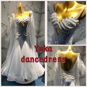 NEW 社交ダンスドレス・モダンドレス・スタンダードドレス オーダーメイド、最高品質modern-738