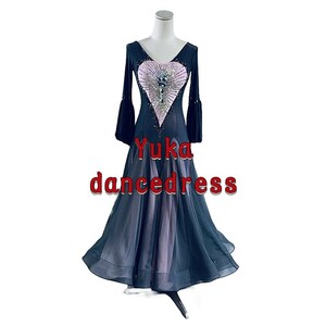 NEW 社交ダンスドレス・モダンドレス・スタンダードドレス オーダーメイド、最高品質modern-714