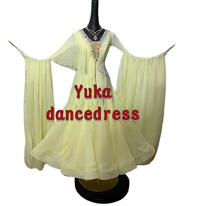 NEW 社交ダンスドレス・モダンドレス・スタンダードドレス オーダーメイド、最高品質modern-724