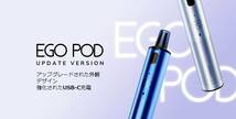 新品 Joyetech eGo Pod アップデート ブルー 電子タバコ スターターキット Vape ベイプ ジョイテック イーゴポッド_画像3