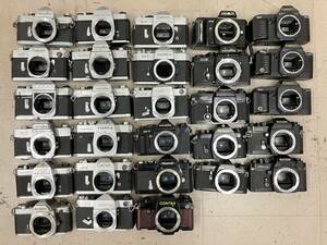 【大量25個以上】 ミノルタ キャノン ペンタックス 等 フィルムカメラボディ ブラックボディ 等 大量 まとめ ジャンク D17