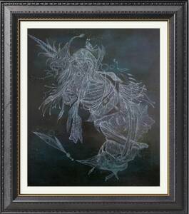 Art hand Auction deusNo1.DeepSea - 추상 회화 46 x 38cm 단 1개의 원본 회화 캔버스 인테리어 선물 세련된 현대 현대 미술 디자이너, 삽화, 그림, 아크릴, 구아슈