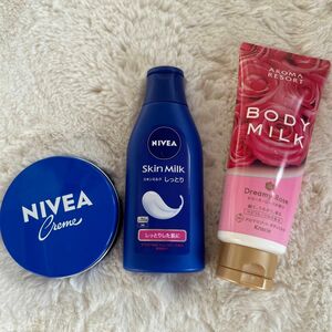 NIVEA ニベアクリーム 169g（大缶）ボディミルクセット　クラシエ