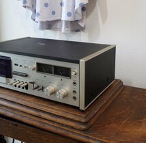 ○DENON　DR-370　成立傾斜形　カセットデッキ　オーディオ　古道具のgplus広島 2402i_画像5