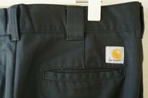 ◆Carhartt WIP / カーハート*MASTER PANT　コットン混 チノパン　/　黒　32　*古着のgplus広島 2402t4　_画像6