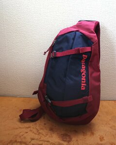 ★パタゴニア/patagonia『ボディバッグ*ネイビー×エンジ』古着のgplus広島 2402s1