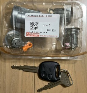 * rare * Daihatsu original * new goods unused * Mira Gino L700S L710S key cylinder set key set key lock remote control 