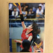 山口舞 2015 火の鳥NIPPON 女子 バレーボール トレカ RG41 アスリート スポーツ カード 日本代表 トレーディングカード_画像2