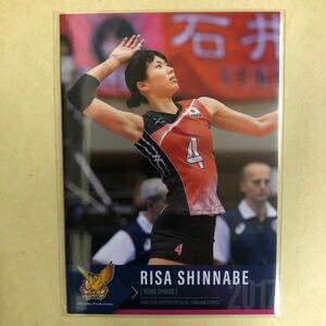 新鍋理沙 2017 火の鳥NIPPON 女子 バレーボール トレカ カード RG05 スポーツ アスリート トレーディングカード