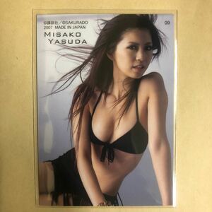 安田美沙子 2007 さくら堂 トレカ アイドル グラビア カード 水着 ビキニ 09 タレント トレーディングカード