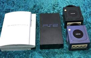 【1円スタート】ps3 ps2 ゲームキューブ 本体 まとめ売りSONY PlayStation 任天堂 ゲーム機 
