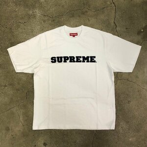 未使用品 Supreme Collegiate S/S Top White M シュプリーム カリージェト エスエス トップ ホワイト