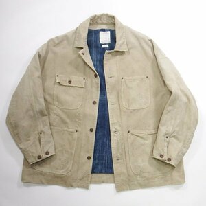 未使用同様 22aw spot visvim MACRAY COVERALL CRASH BEIGE 3 KOFU 古布