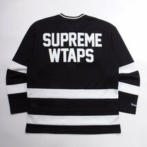 未使用品 Supreme Wtaps Mitchell & Ness Hockey Jersey Black S シュプリーム ダブルタップス ミッチェル&ネス ホッケージャージ_画像2