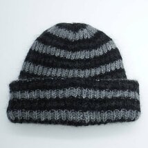 未使用品 Supreme Loose Stripe Beanie Black シュプリーム ビーニー ニットキャップ_画像2