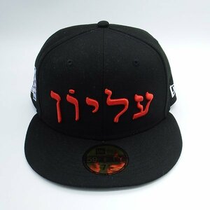 未使用品 Supreme Hebrew New Era Cap Black 7 1/2 59.6cm シュプリーム ヘブライ ニューエラ キャップ