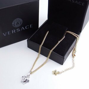 VERSACE ヴェルサーチ メデューサモチーフ ネックレス ゴールド/シルバー