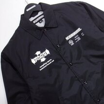 未使用品 23aw NEIGHBORHOOD × MAJOR FORCE WINDBREAKER JACKET S ネイバーフッド メジャーフォース ブラック_画像4