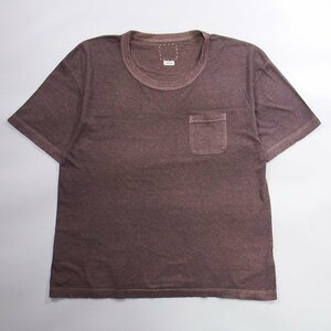 21ss visvim JUMBO TEE S/S (UNEVEN DYE) PURPLE 2