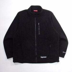 極美品 Supreme Polartec Zip Jacket Black L シュプリーム ポーラテック ジップジャケット フリース ブラック