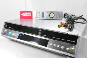 ★早いもの勝ち★極美品 パナソニック DMR-EX200V VHS⇔DVD⇔HDD ダビOKビデオデッキ！リモ付 ダビ動作写真有♪