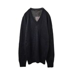  beautiful goods LOUIS VUITTON silk mo hair . pull over knitted M black Louis Vuitton KL4BPLQC35