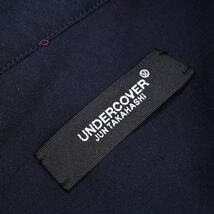 美品 UNDERCOVER レーヨン ジップアップ ブルゾン 1 ダークネイビー アンダーカバー KL4BPLCP33_画像8