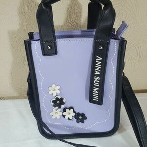 ANNA SUI/アナスイ　縦型ショルダーバッグ　パープル