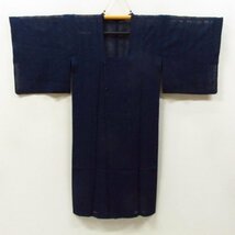 ★着物10★ 1円 絹 道行コート 夏物 単衣 身丈116cm 裄59cm [同梱可] ☆☆_画像2