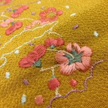 ★着物10★ 1円 化繊 縮緬 刺繍半衿 まとめて 四点 和装小物 [同梱可] ☆☆_画像6