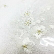 ★着物10★ 1円 化繊 縮緬 刺繍半衿 まとめて 四点 和装小物 [同梱可] ☆☆_画像4