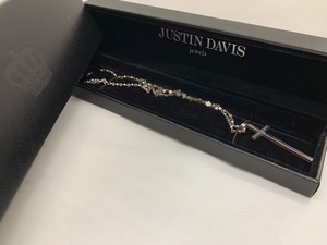 ☆1円スタート☆　Justin Davis/ジャスティンデイビス クロス　ネックレス　925　総重量　21.5g　◆22164