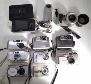 デジカメ コンパクトカメラ デジタルビデオカメラ EPSONプリンター など 各メーカー いろいろ まとめて 11点セット ジャンク品