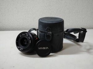 MINOLTA ミノルタ 純正 MD 35mm 1:2.8 径 49mm 中古品 レンズ レンズ キャップ ケース セット