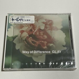 新品未開封CD GLAY『Way of Difference』PCCU-12